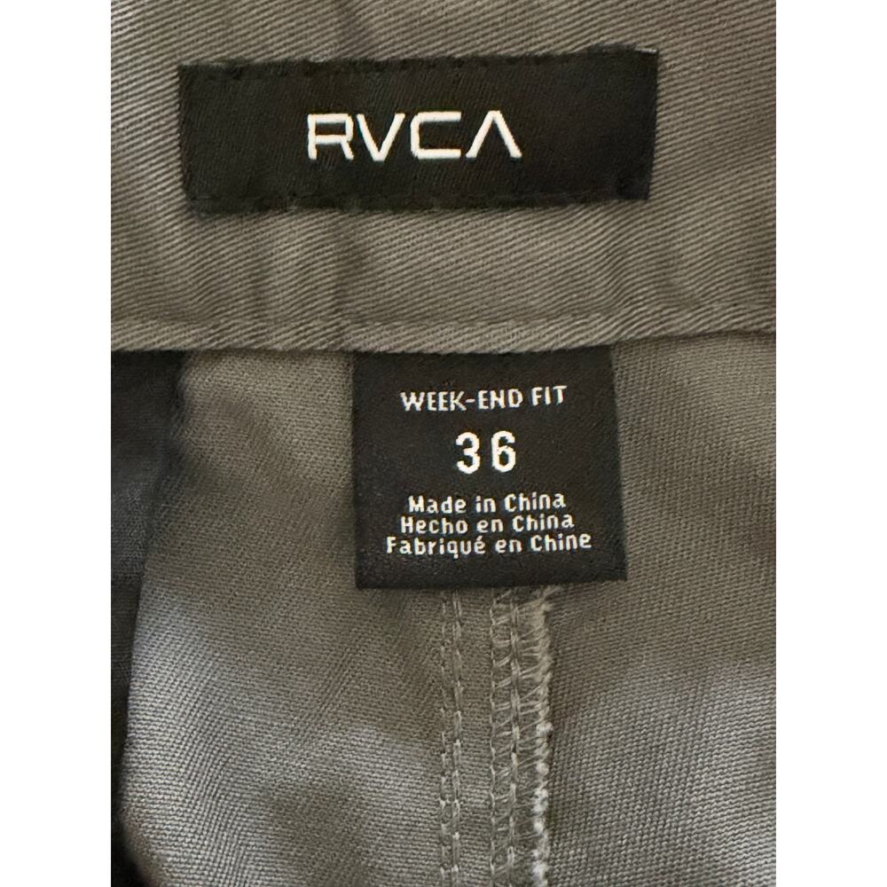 RVCA Week-End Pant Men's 36"x32" Straight Fit Stretch Fabric Smoke Gray NWT - Picture 7 of 13
